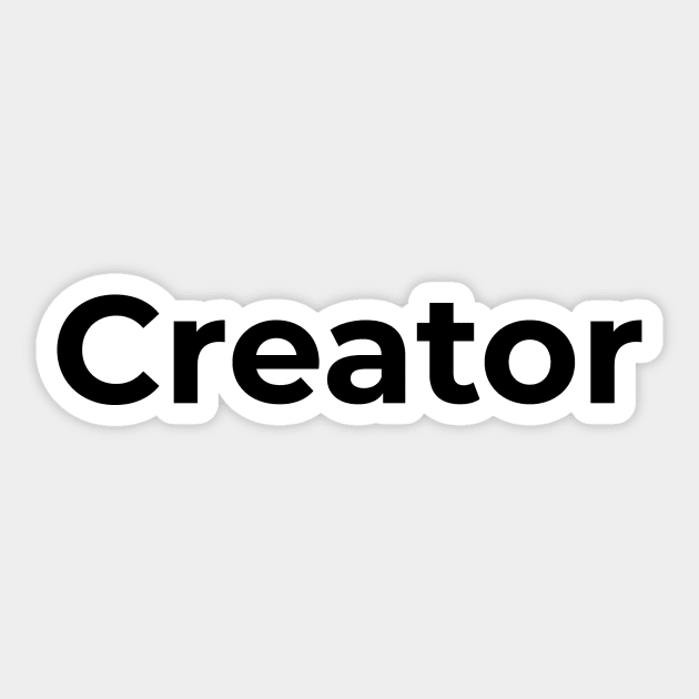 you are a creator Sticker by Pacesyte